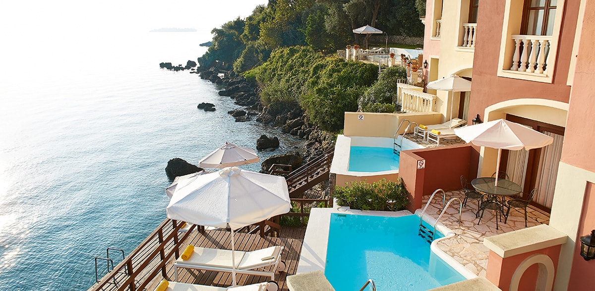 Hotel Grecotel Corfu Imperial Palace 2-Bedroom rock villa private pool waterfront sea deck 2.jpg